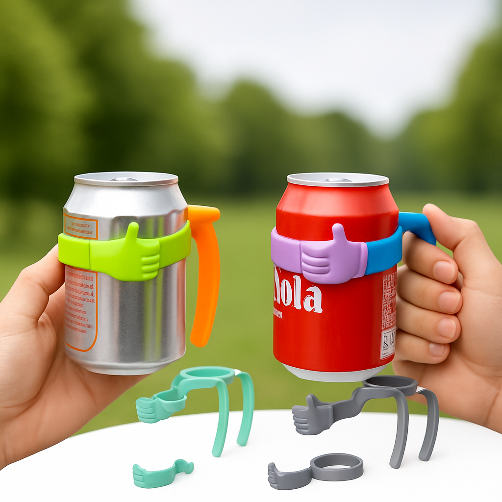 Lighter Spill-Proof Can Holder Banner